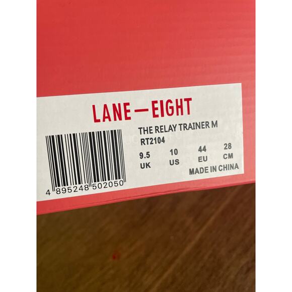 NEW Lane Eight relay Trainer Sneakers 12 Womens Hibiscus Lace Up Running Fitness - Picture 12 of 12